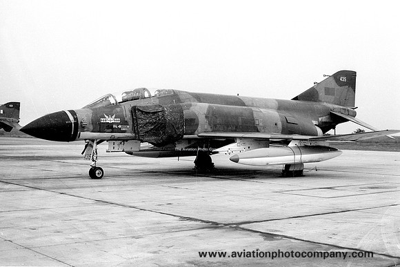 RAF 14 Squadron McDonnell F-4M Phantom FGR.2 XV435 at RAF Leuchars (1971)
