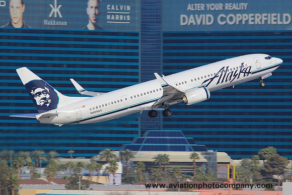 Alaska Airlines Boeing 737-900 N409AS at Las Vegas IAP (2014)