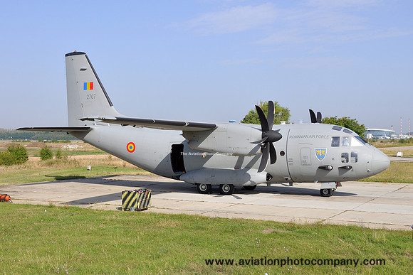 Romanian Air Force Esc 902 Alenia C-27J 2707 at Campia Turzii (2015)
