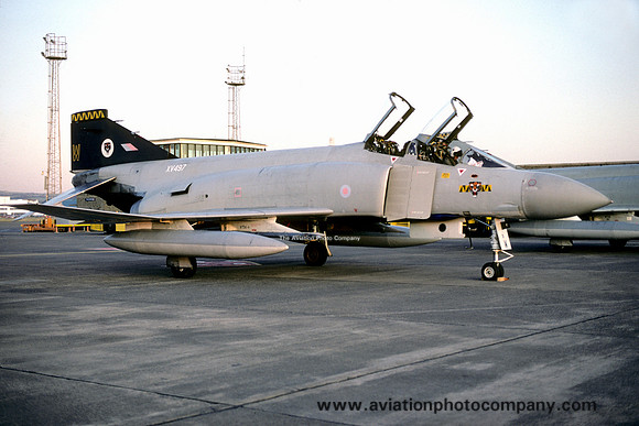 RAF 74 Squadron McDonnell F-4M Phantom FGR.2 XV497/W (1991)