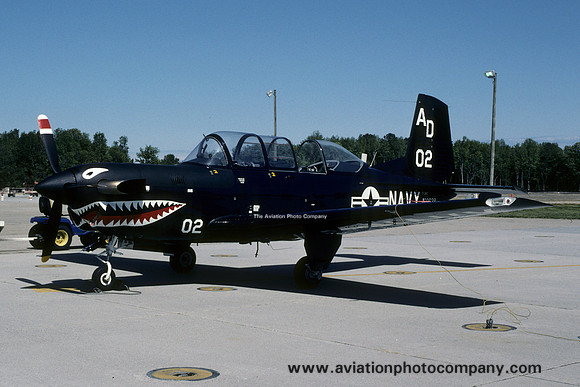 US Navy VF-101 Beech T-34C 160638/AD-02 (2001)