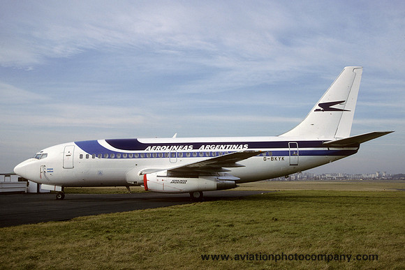 Aerolineas Argentinas Boeing 737-200 G-BKYK (1999)