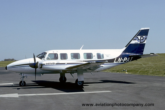 Partnair Piper PA-31 Navajo LN-PAI (1980)