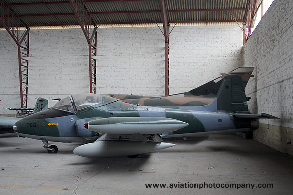 Ecuadorian Air Force BAC-167 Strikemaster FAE266 stored at Manta (2014)