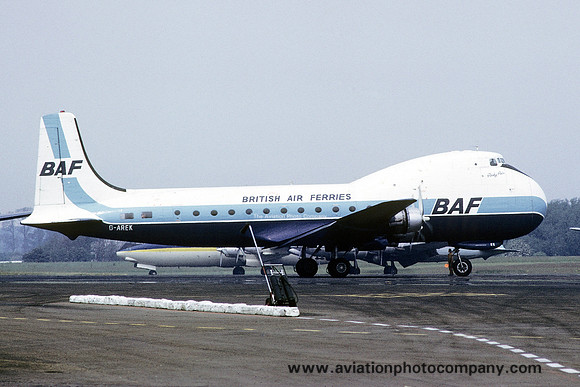 British Air Ferries Aviation Traders ATL-98 Carvair G-AREK (1974)
