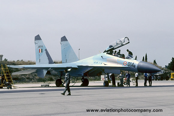 Indian Air Force 14 Squadron Sukhoi SU-30MKI SB014 (2005)