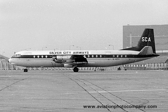 Silver City Airways Vickers Vanguard G-APEI (1975)