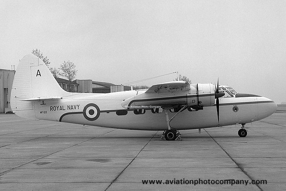Royal Navy Arbroath Station Flight Hunting Sea Prince T.1 WF122/A (1970)