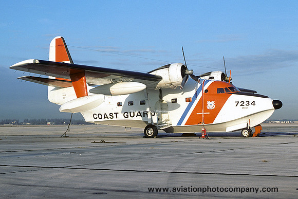 US Coast Guard Miami Grumman HU-16E Albatross CG7234 at Opa Locka (1977)