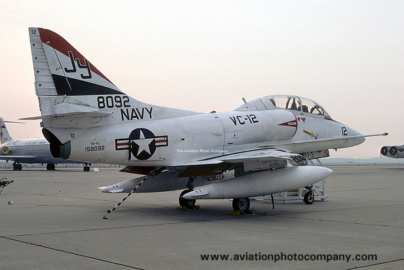 US Navy VC-12 Douglas TA-4J Skyhawk 158092/JY-12 (1976)
