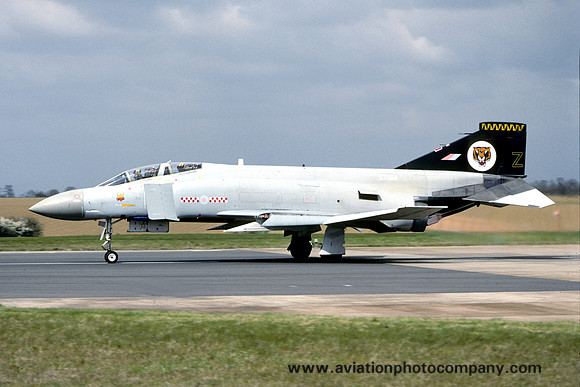 RAF 74 Squadron McDonnell F-4M Phantom FGR.2 XT914/Z (1992)