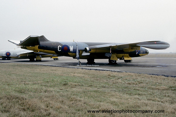 RAF English Electric Canberra TT.18 WH718 stored at RAF Wyton (1992)