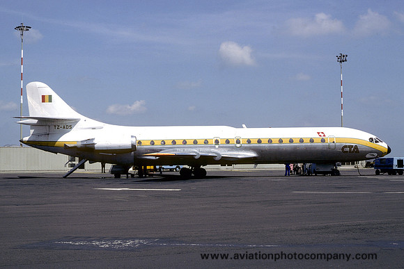 CTA Sud Caravelle TZ-ADS at Newcastle (1981)