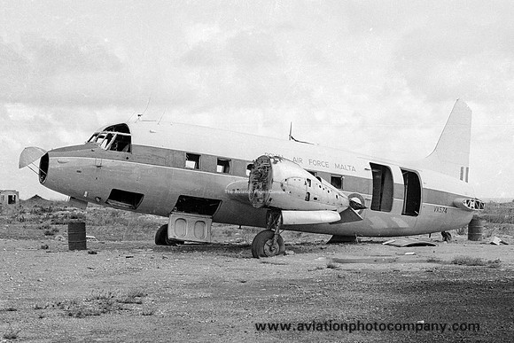 RAF Malta Vickers Valetta C.1 VX574 at RAF Luqa