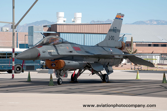 Dutch Air Force 152 FS GD F-16AM J-010/AZ at Tucson (2013)