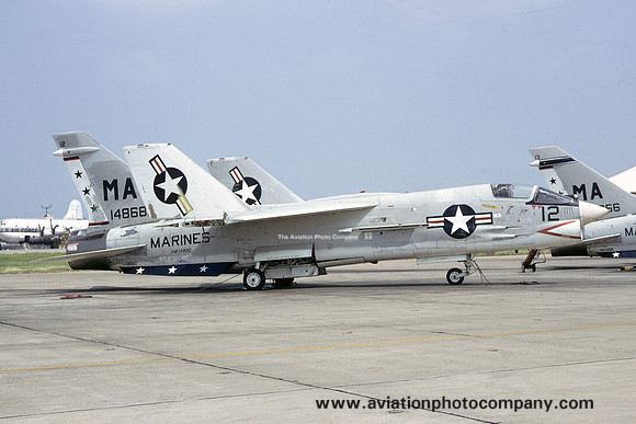 USMC VMFA(AW)-112 Chance F-8H Crusader 148682/MA-12 (1975)