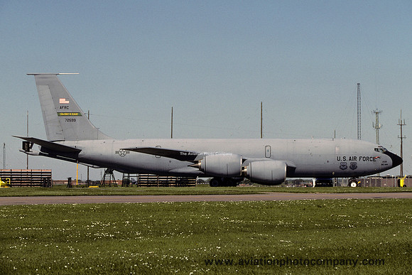 USAF AFRC 77 ARS Boeing KC-135R 57-2599 at RAF Mildenhall (2001)