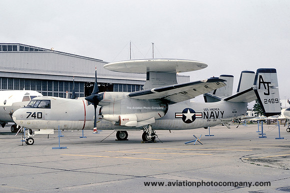 US Navy VAW-124 Grumman E-2B Hawkeye 152489/AJ-740 (1973)