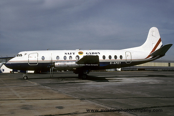 SAFT Gabon Vickers Viscount G-APEY (1998)