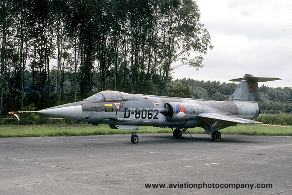Dutch Air Force Lockheed F-104G Starfighter D-8062 (1987)