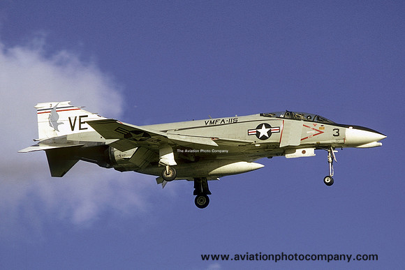 USMC VMFA-115 McDonnell F-4B Phantom 153062/VE-3 (1975)