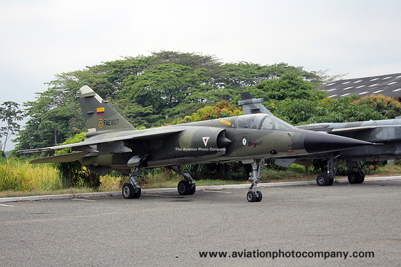 Ecuadorian Air Force Dassault Mirage F.1JA FAE807 preserved at Taura (2014)