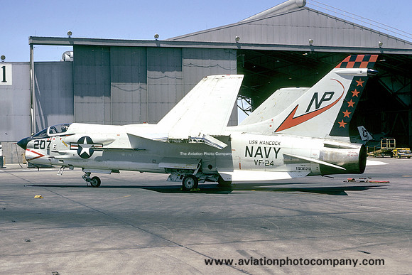 US Navy VF-24 Chance F-8J 150670/NP-207 (1974)
