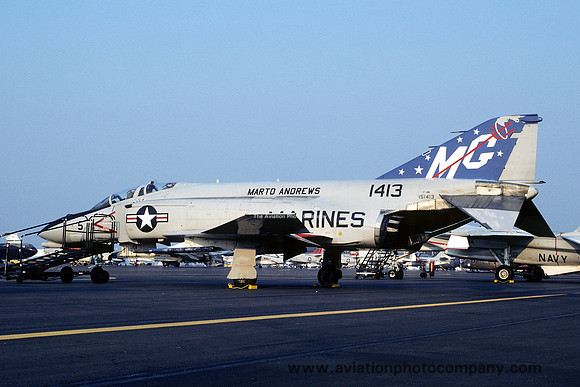 USMC VMFA-321 McDonnell F-4N Phantom 151413/MG5 (1978)