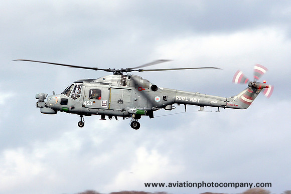 Royal Navy 815 Squadron Westland Lynx HMA.8 ZF557/453 at Prestwick (2013)