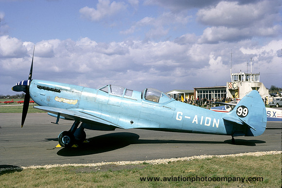 Supermarine Spitfire LF.VIIIc G-AIDN at Staverton (1969)