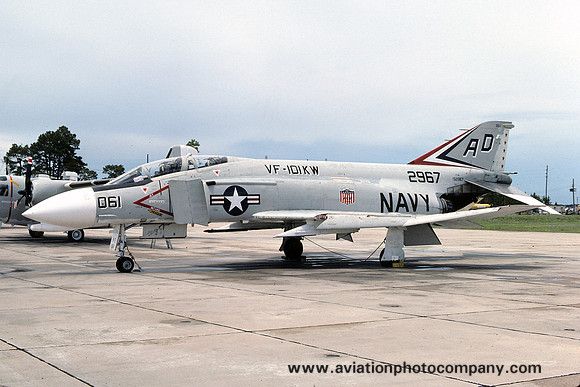 US Navy VF-101 McDonnell F-4N Phantom 152967/AD-061 (1976)