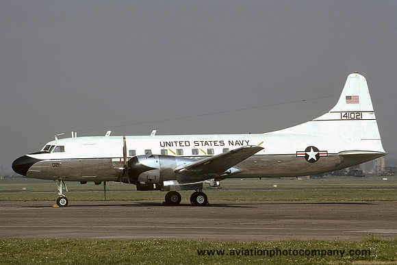 US Navy Convair C-131F Samaritan 141021 (1975)