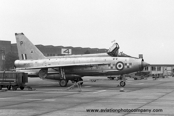 RAF 56 Squadron English Electric Lightning F.3 XR748/P (1968)
