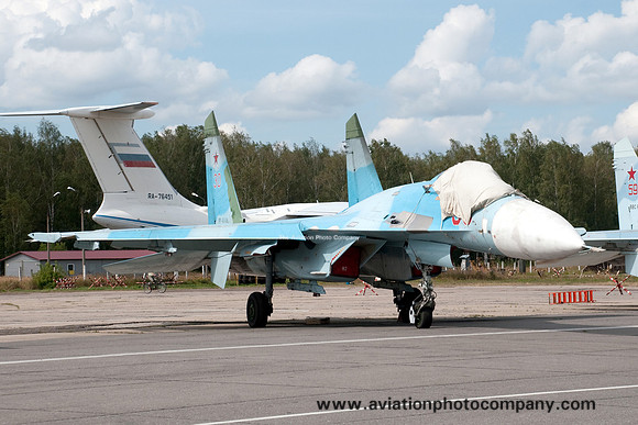 Russian Air Force Sukhoi Su-27 RF-93696 "30 red" at Chakalovsky (2012)