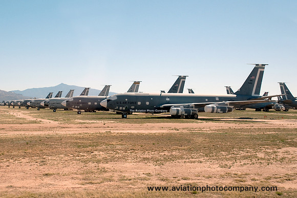 USAF Boeing KC-135s at AMARG Davis Monthan (2013)