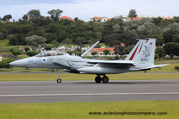 Israeli Air Force 106 Squadron McDonnell Douglas F-15D Eagle 970 at Lajes (2015)