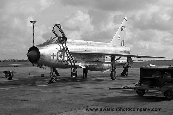 RAF 226 OCU 145 Squadron English Electric Lightning F.1A XM177 at RAF Coltishall (1968)