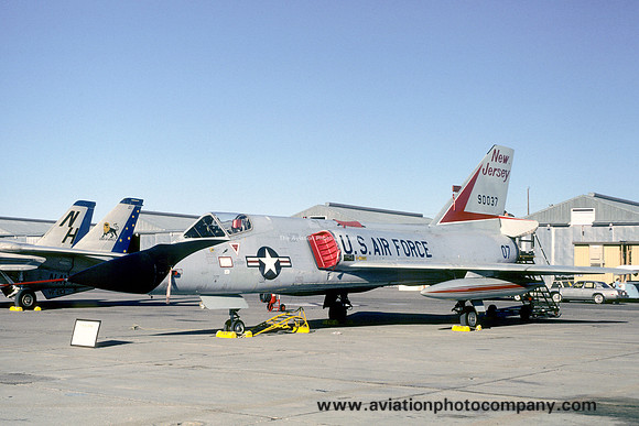 USAF New Jersey ANG 119 FIS Convair F-106A Delta Dart 59-0037/07 (1980)