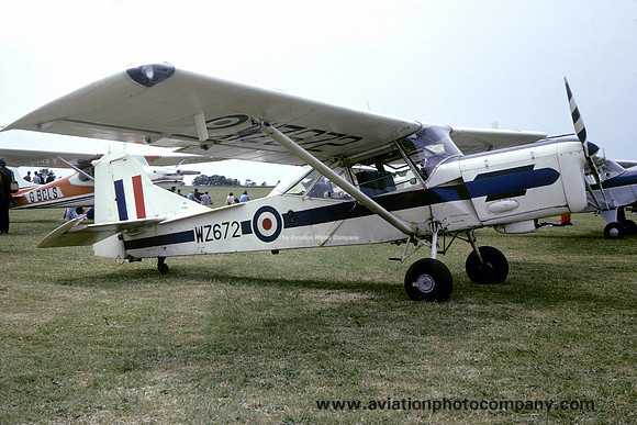 RAE Radio Flight Auster AOP.9 WZ672 (1975)