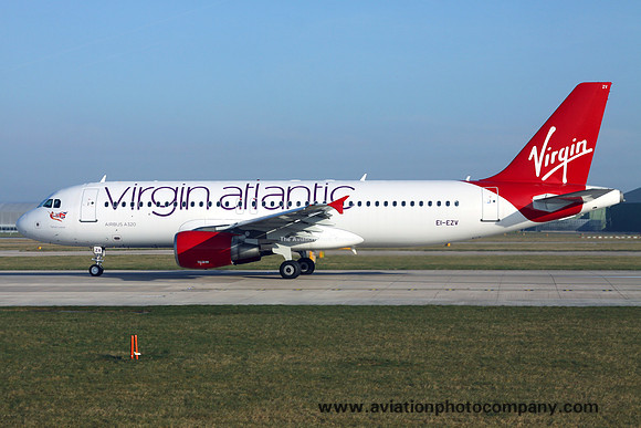 Virgin Atlantic Airbus A320-214 EI-EZV at Manchester (2013)