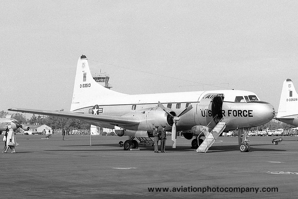 USAF 323 FTW Convair T-29D Flying Classroom 53-3513 (1971)