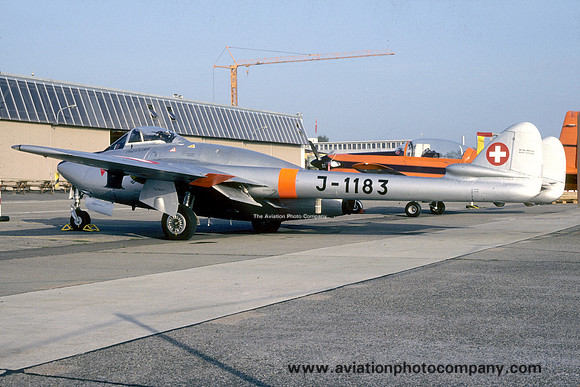 Swiss Air Force De Havilland Vampire J-1183 (1987)