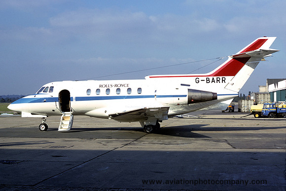 Rolls Royce Hawker Siddeley HS125 G-BARR (1973)
