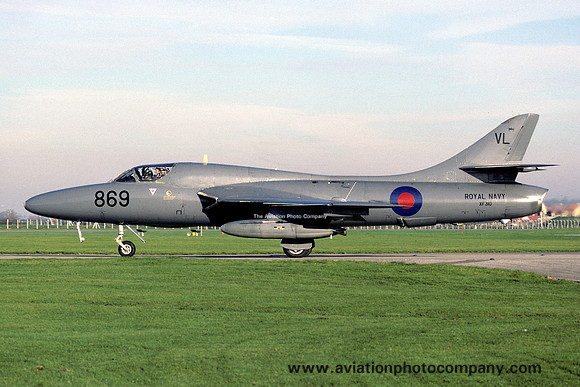 Royal Navy FRADU Hawker Hunter T.8 XF310/VL869 (1987)