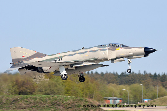 German Air Force JG71 McDonnell F-4F Phantom 38+33 at Wittmund (2013)