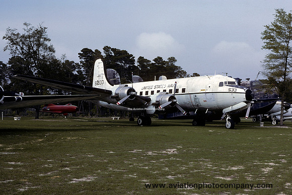 US Navy Douglas C-54P Skymaster 56533 Displayed at NAS Pensacola (1977)