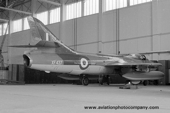 RAF Hawker Hunter FGA.9 XF437 at RAF Tengah (1966)