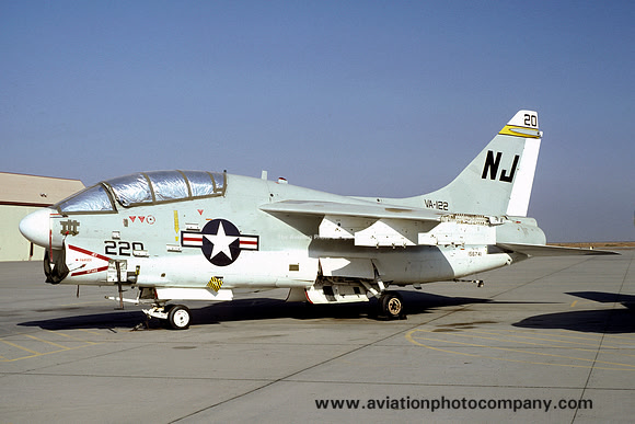 US Navy VA-122 LTV TA-7C Corsair 156741/NJ-220 (1980)