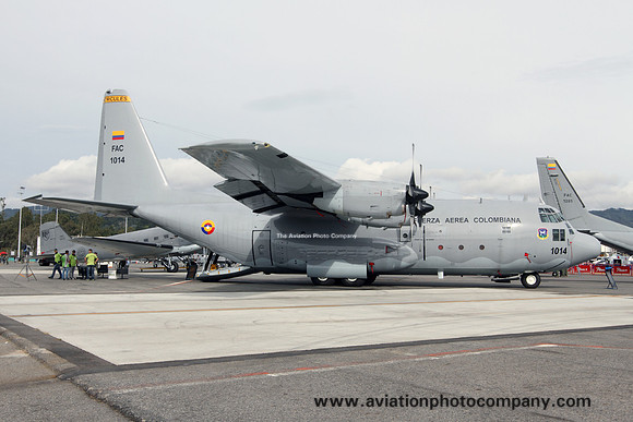 Colombian Air Force ESCTA 811 Lockheed C-130H Hercules FAC1014 at F-Air (2015)