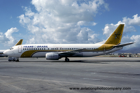 Trans Brasil Boeing 737-400 PT-TDB in Futura colour scheme (1997)